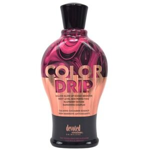 Devoted Creations Color Drip Major Glow Up Iconic Bronzer Tanning Lotion 12.25oz